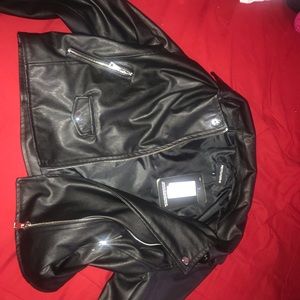 Pretty little thing leather jacket